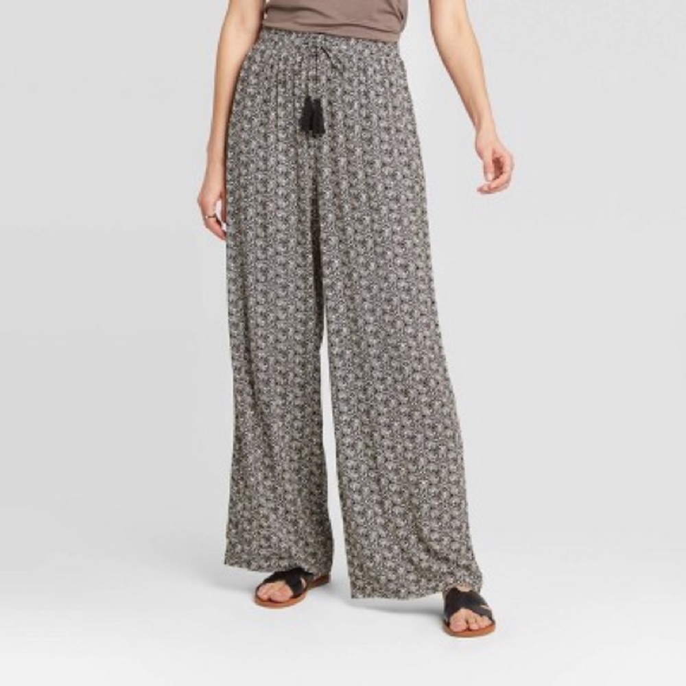 Knox Rose Women's Mid-Rise Wide Leg Pants - Picture 4 of 8